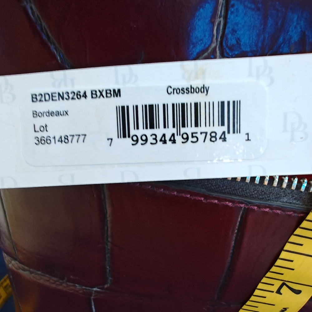 Dooney & Bourke Burgundy Crossbody Bag - Picture 5 of 10